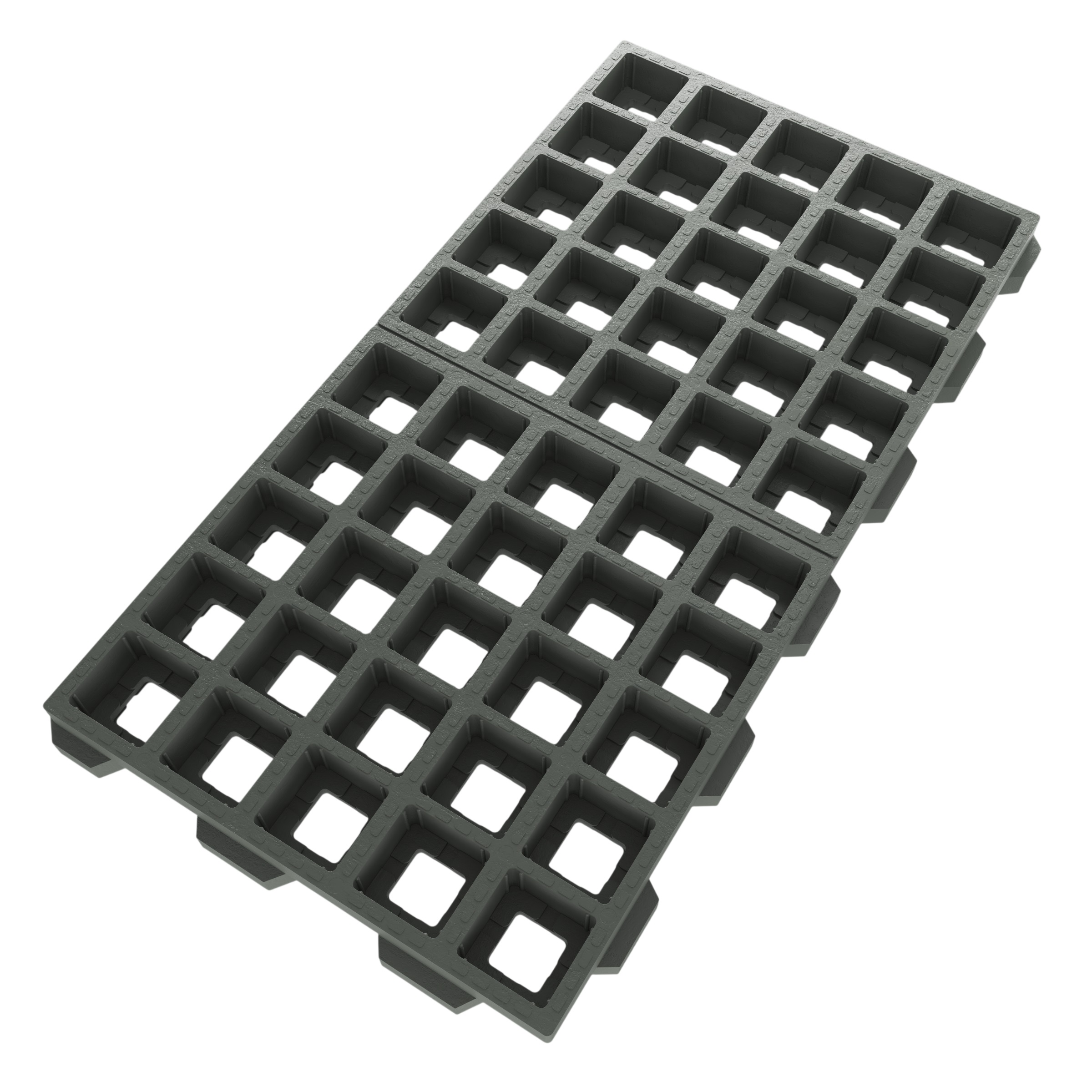 Verdura Core 65 mm Schwerlast-Rasengitter Perspektivansicht