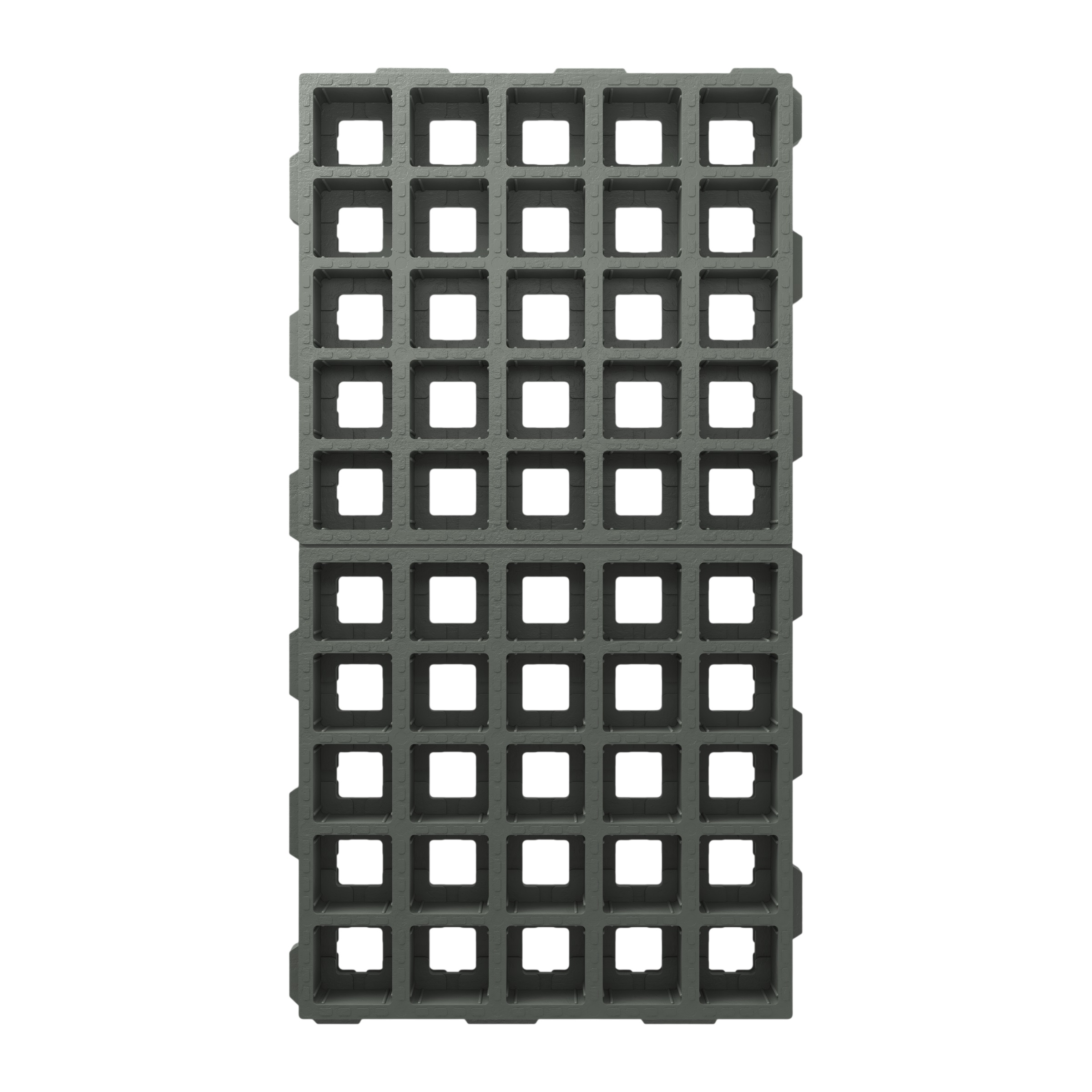 Verdura Core 65 mm Schwerlast-Rasengitter Draufsicht