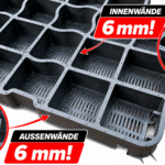 ReitPRO Direct 40 Paddockplatte 6 mm starke Wände ohne Unterbau