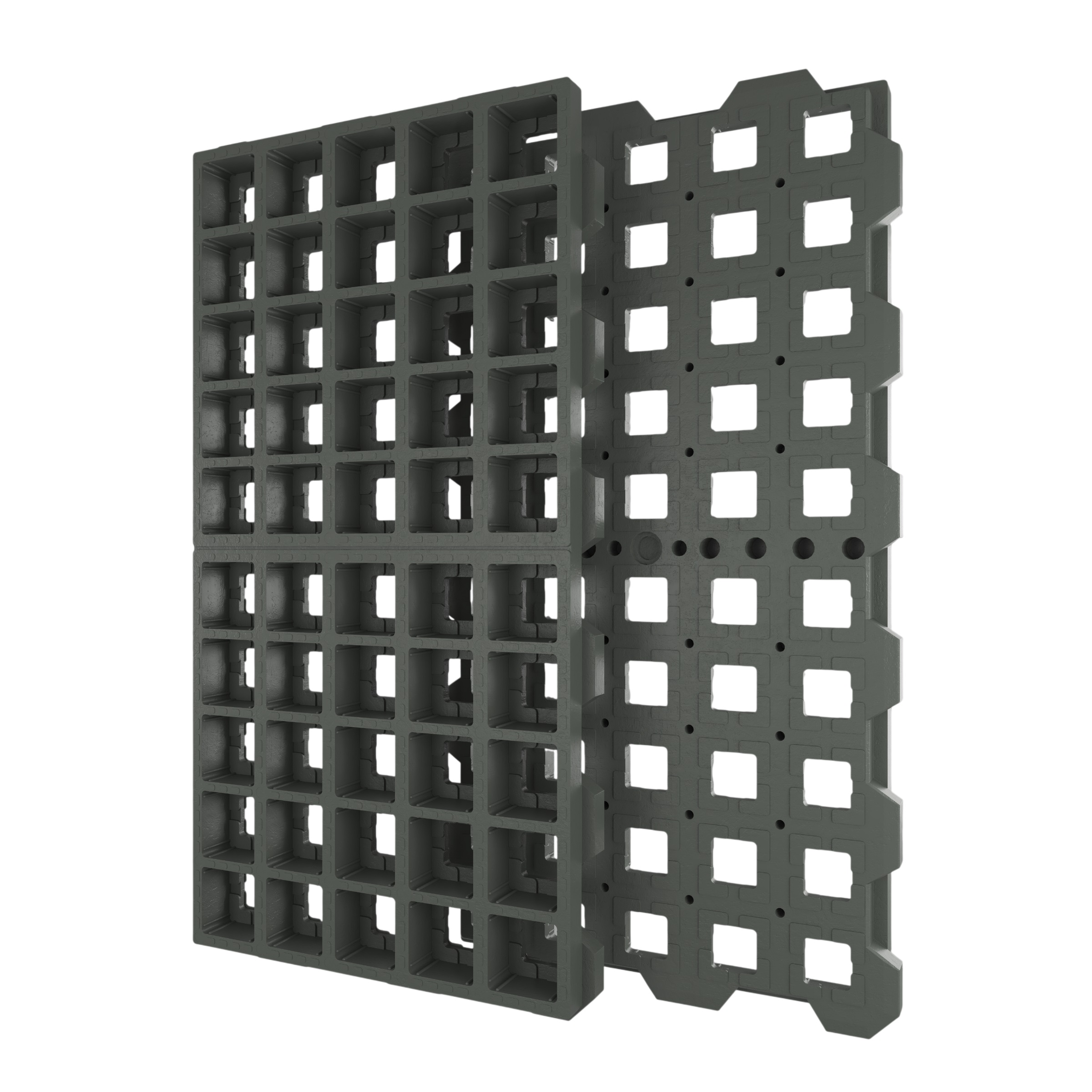 Verdura Core 65 mm Schwerlast-Rasengitter Oberseite und Unterseite